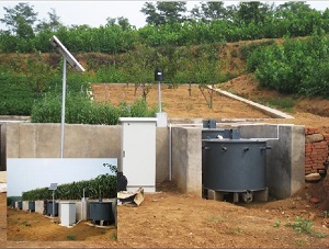 储水桶式地表径流测量系统